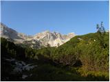 Koča pri Savici - Planina za Migovcem